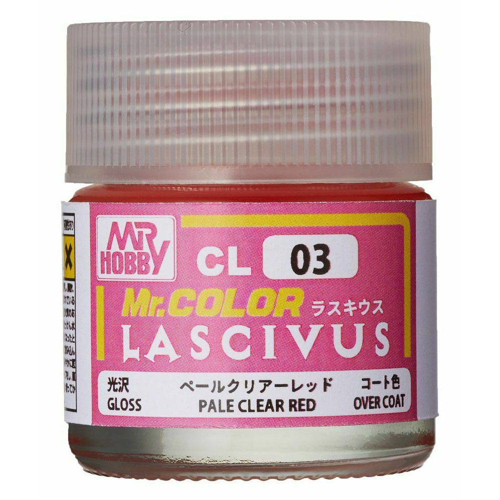 Mr Hobby - CL03 - Mr Color Lascivus Anime Model Paint - Clear Red 10ml