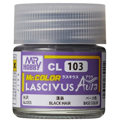 Mr Hobby - CL103 - Mr Color Lascivus Anime Model Paint - Black Hair Base 10ml