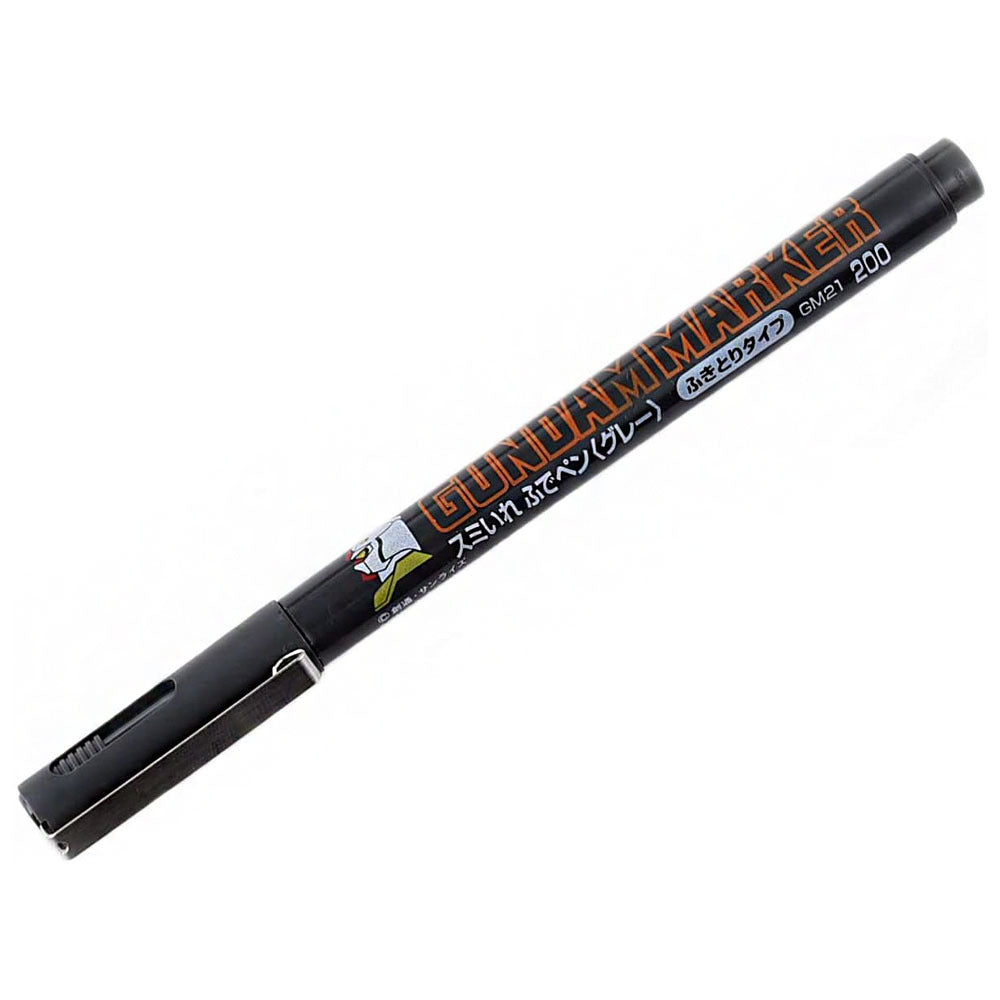 Mr Hobby - GM21 - Gundam Marker - Brush Type - Grey