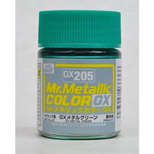 Mr Hobby - GX205 - Mr Metallic Color GX Green Lacquer Paint 18ml
