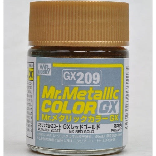 Mr Hobby - GX209 - Mr Metallic Color GX Red Gold Lacquer Paint 18ml