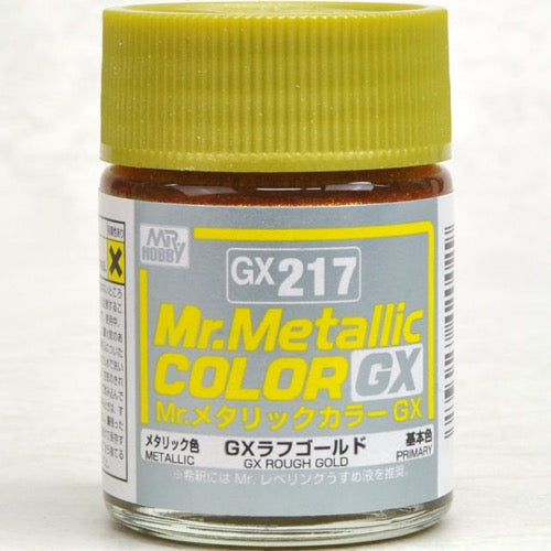 Mr Hobby - GX217 - Mr Metallic Color GX Rough Gold Lacqeur Paint 18ml