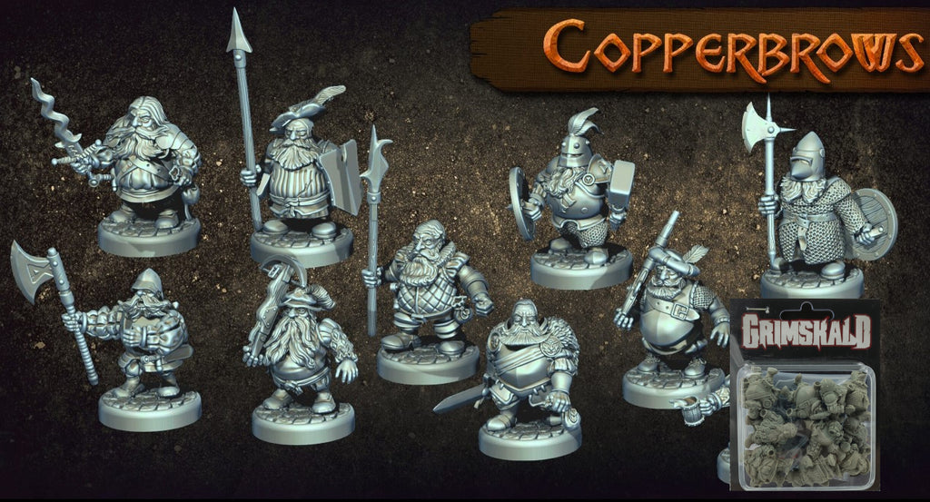 Torch and Shield: Dwarf Clan Box Copperbrow
