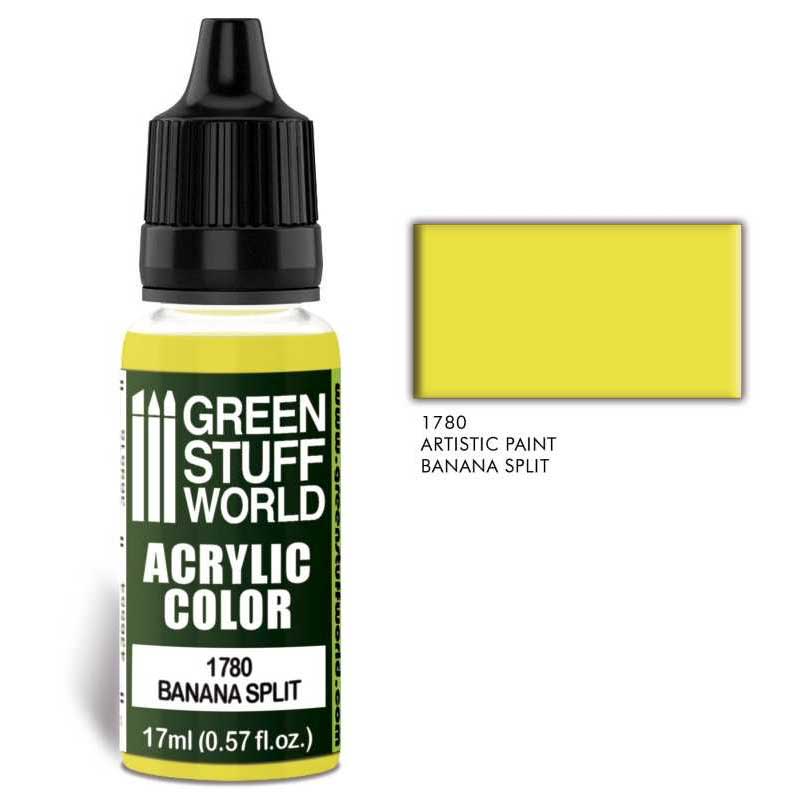 Green Stuff World - 1780 - Acrylic Color Banana Split - 17ml