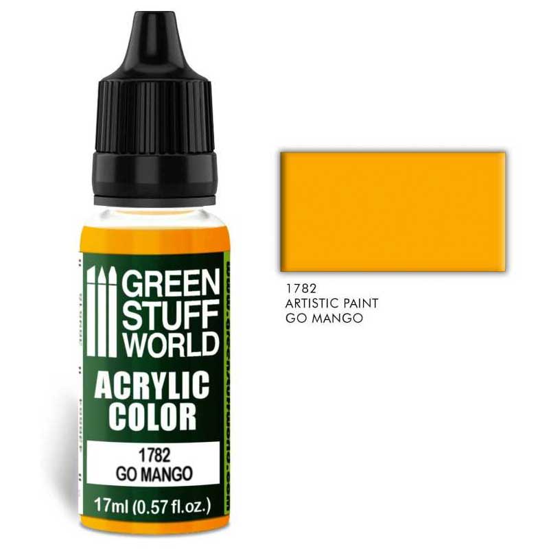 Green Stuff World - 1782 - Acrylic Color Go Mango - 17ml