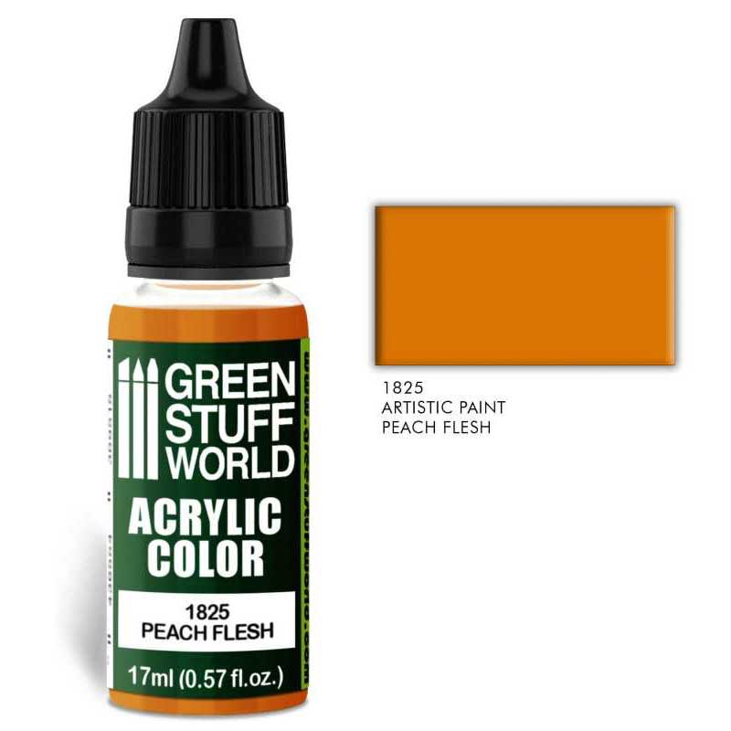 Green Stuff World - 1825 - Acrylic Color Peach Flesh - 17ml