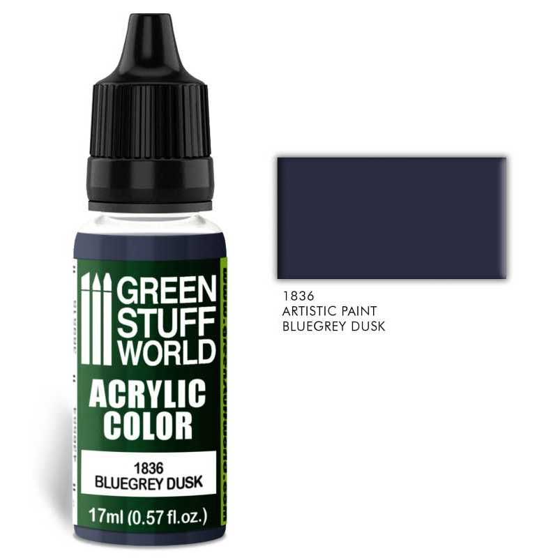 Green Stuff World - 1836 - Acrylic Color Bluegrey Dusk - 17ml