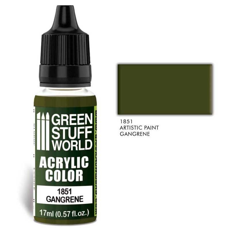 Green Stuff World - 1851 - Acrylic Color Gangrene - 17ml