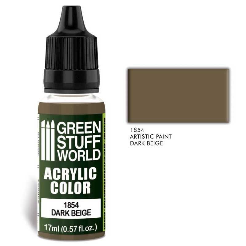 Green Stuff World - 1854 - Acrylic Color Dark Beige - 17ml
