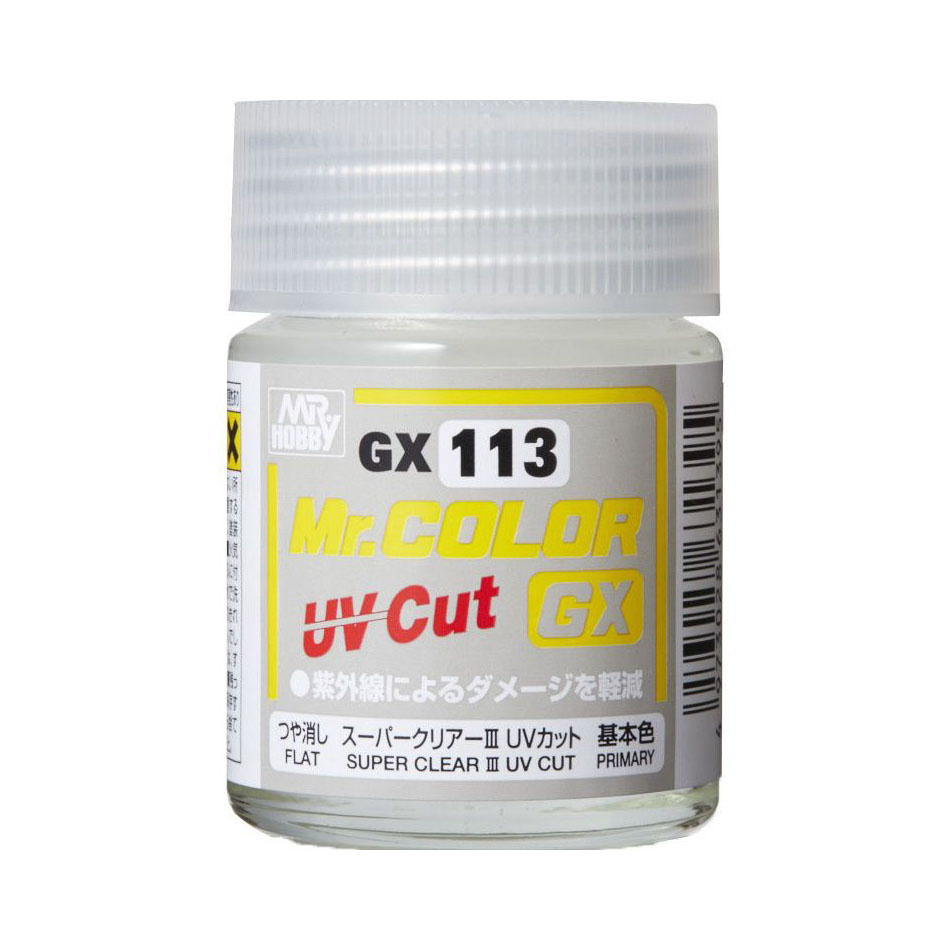 Mr Hobby - GX113 - GX Super Clear III UV Cut Flat