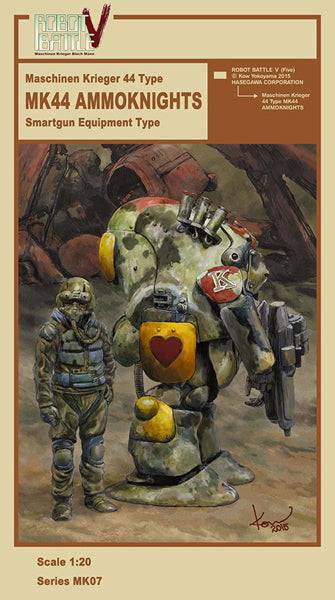 Hasegawa - H64007 - Hasegawa 1/20 Robot Battle V Mk44 Ammoknight Maschinen Krieger
