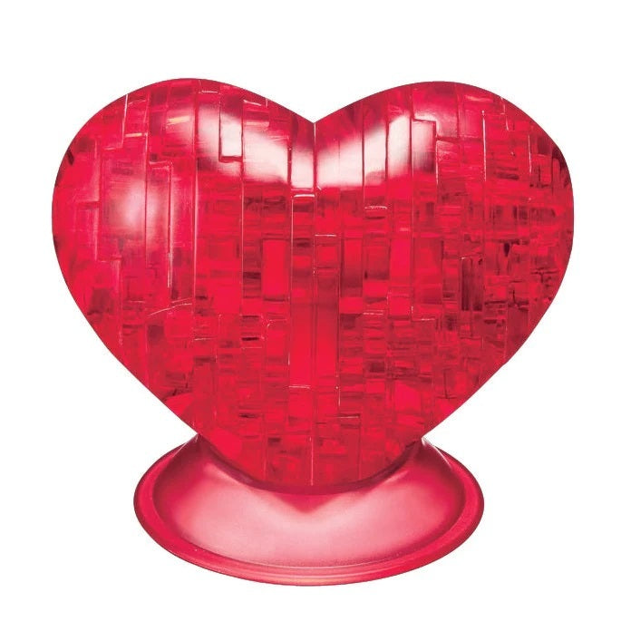 3D RED HEART Crystal Puzzle