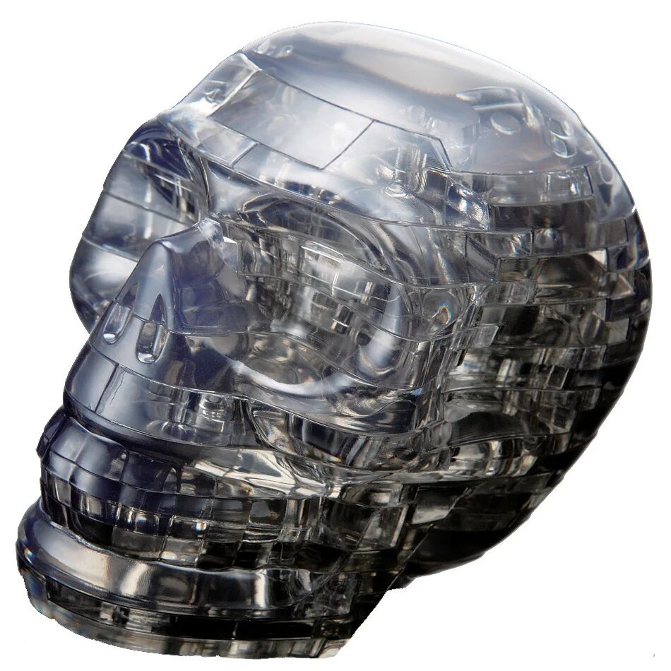 3D Black Skull Crystal Puzzle