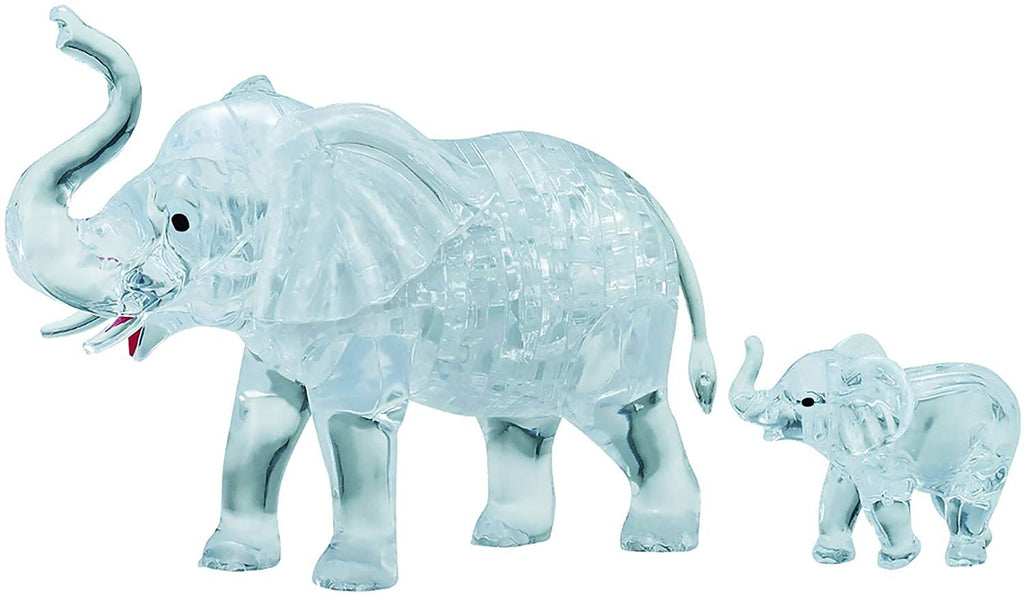 3D ELEPHANT & BABY Crystal Puzzle