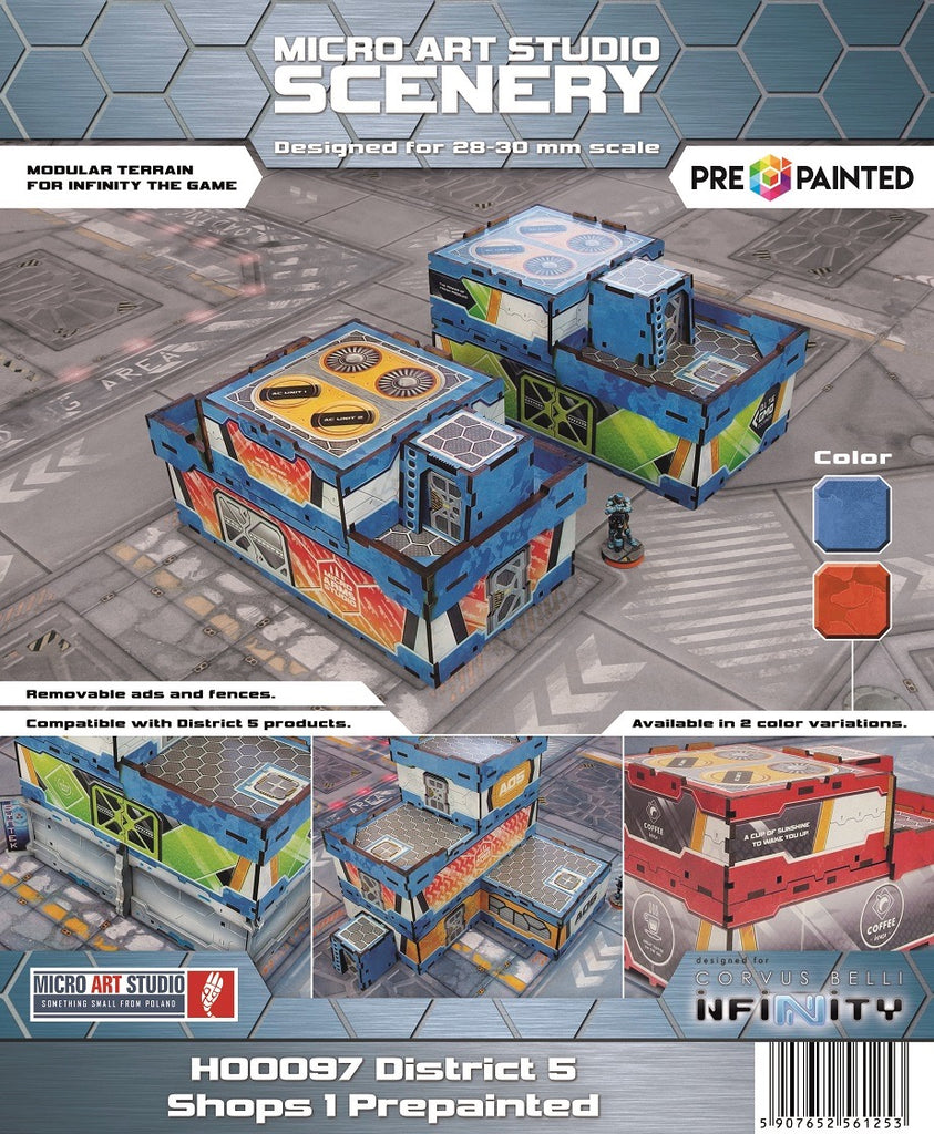 District 5 Shops 1 (2) (Pre-painted) (blue)