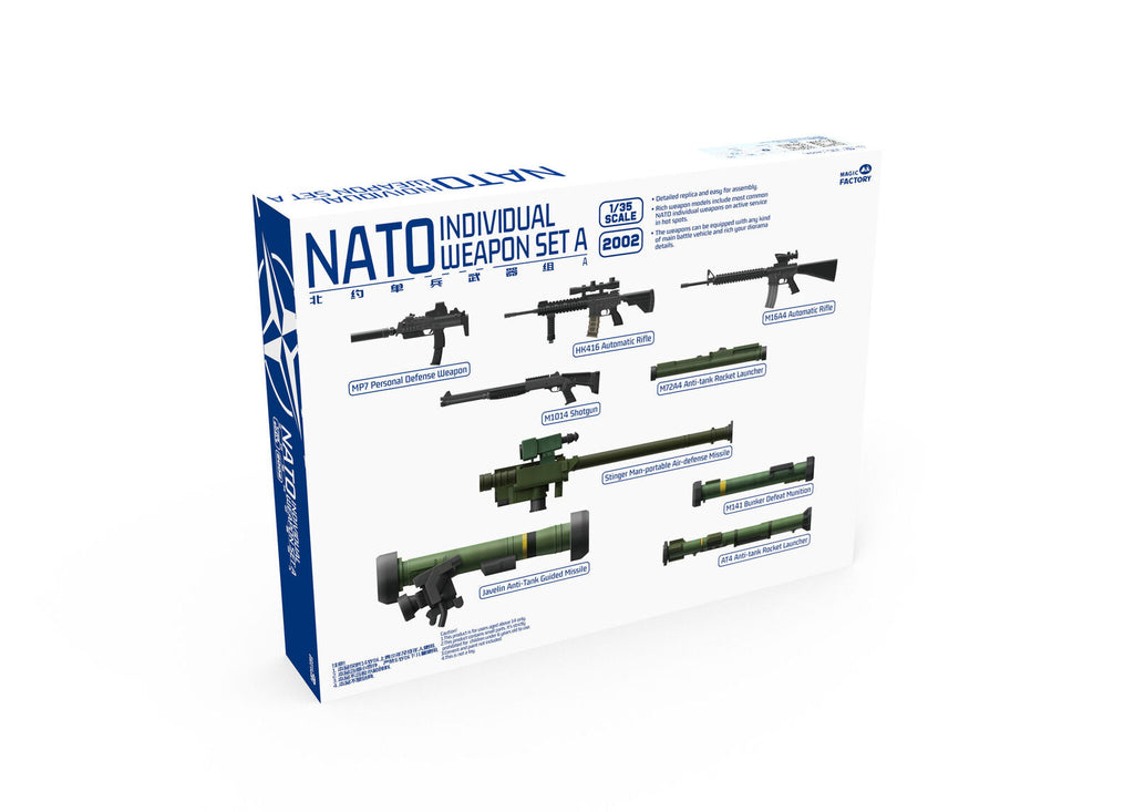 Magic Factory - MF2002 - 1/35 NATO Individual Weapon Set A Plastic Model Kit