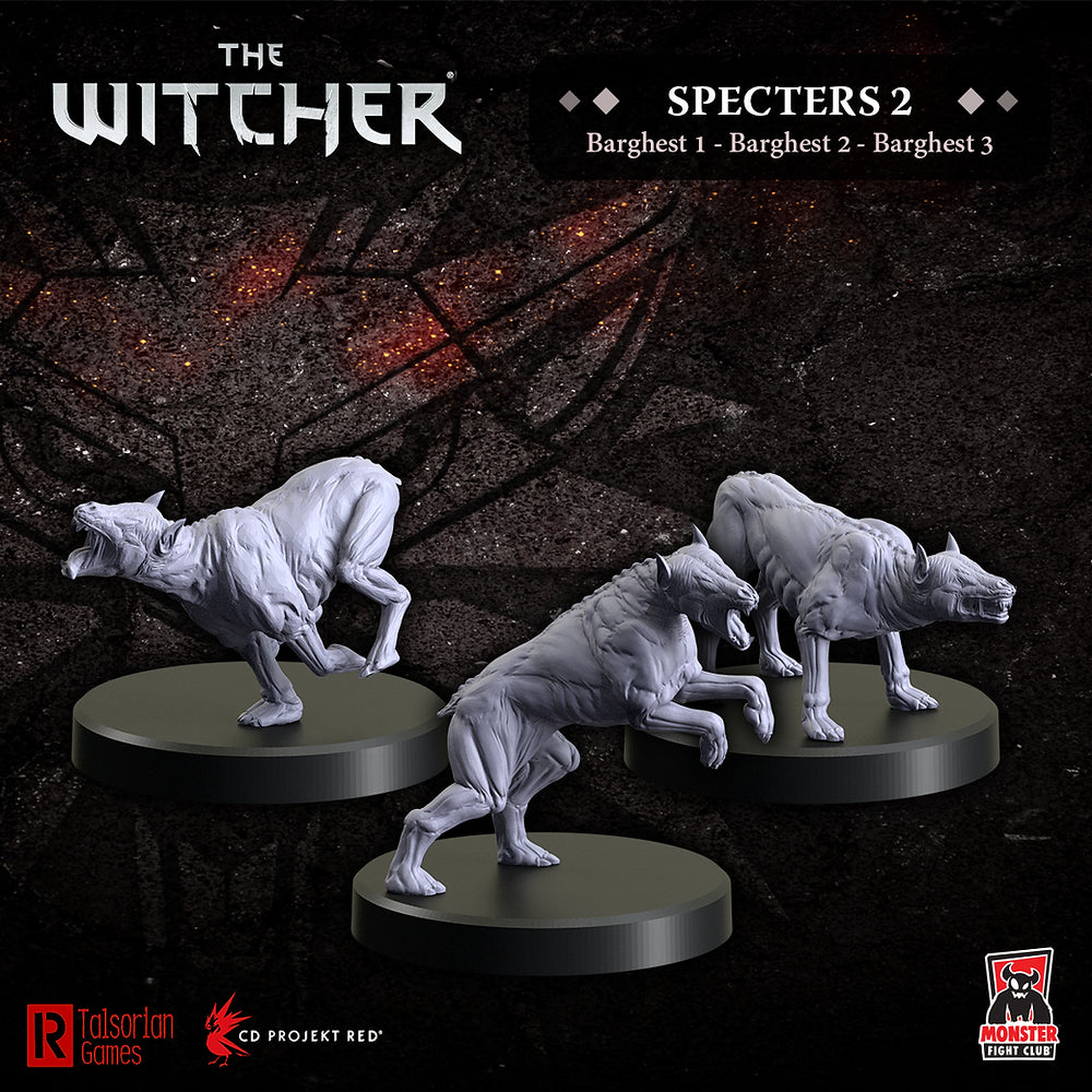The Witcher Miniatures: Specters 2 - Barghests