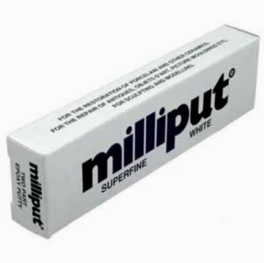 Milliput Superfine White 2 Part Putty