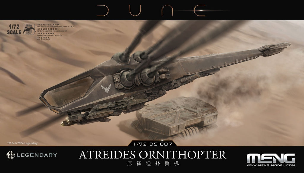 Meng Dune Atreides Ornithopter - 1/72 MODEL KIT [DS-007]