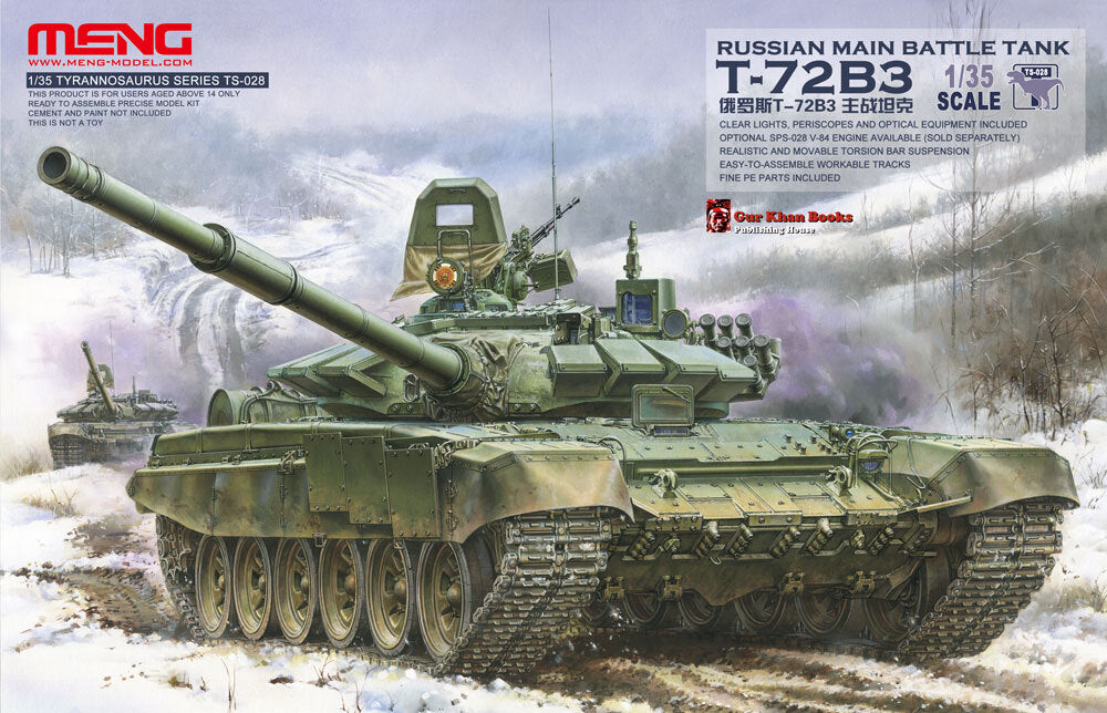 Meng 1/35 Russian Main Battle Tank T-72B3 [TS-028]