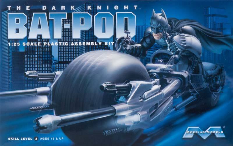 Moebius 1/25 Batman Dark Knight Rises Bat-Pod Plastic Model Kit [920]