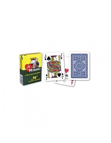 Modiano - 98 Plastic Coated Poker Deck Blue
