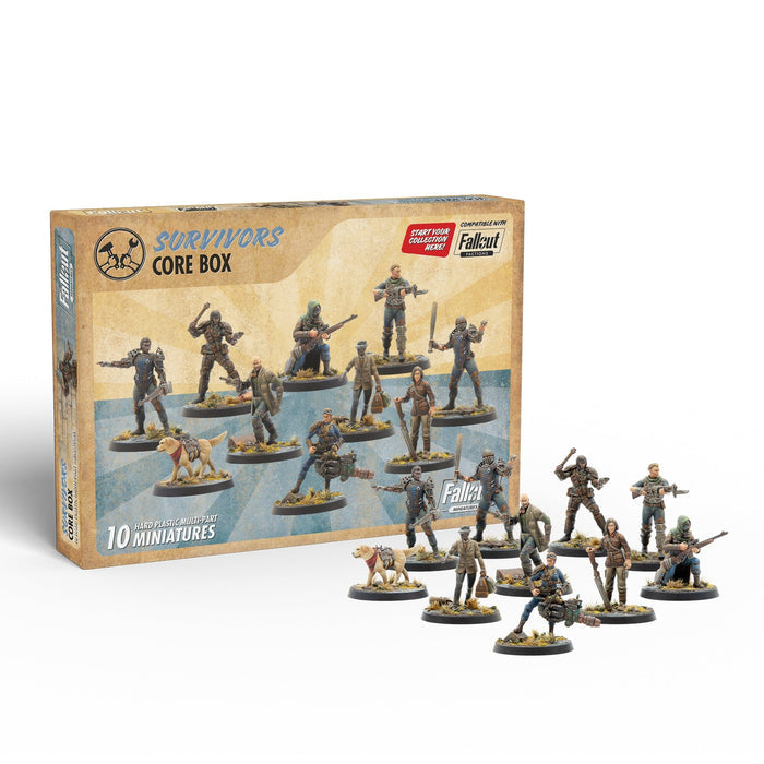 Fallout Miniatures: Wasteland Survivors Core Set (Plastic)