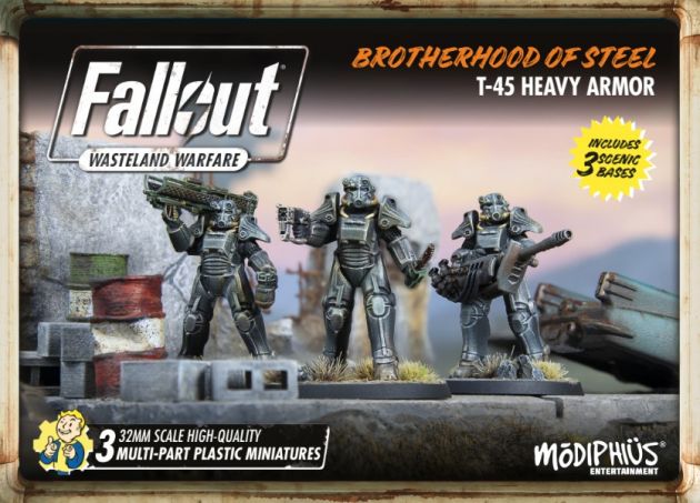 Fallout Wasteland Warfare - Brotherhood of Steel: T-45 Heavy Armour