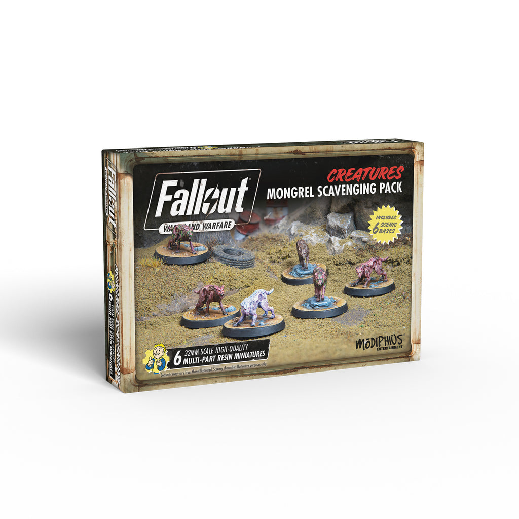 Fallout Wasteland Warfare - Creatures: Mongrel Scavenging Pack