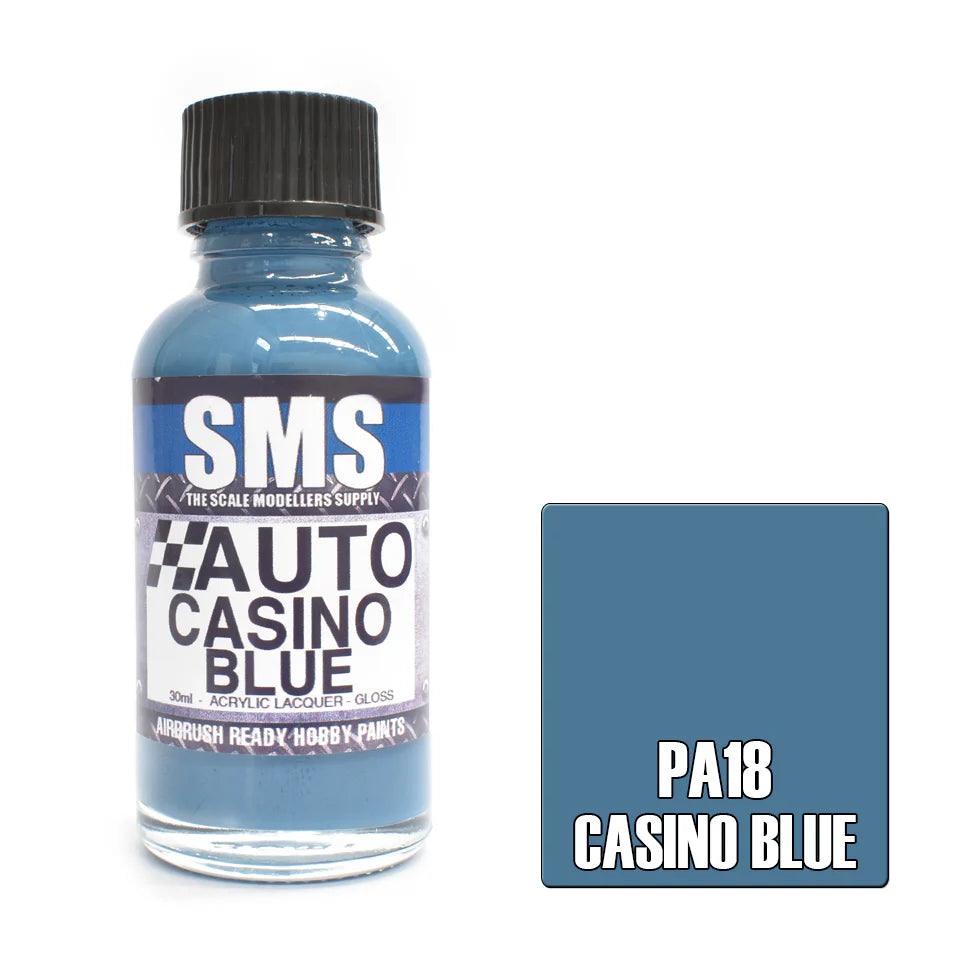 SMS - PA18 - Auto Colour CASINO BLUE 30ml