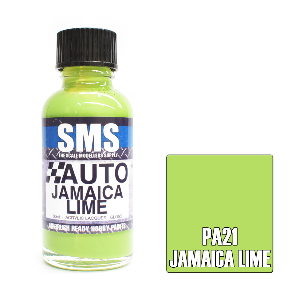 SMS - PA21 - Auto Colour Jamaica Lime 30ml