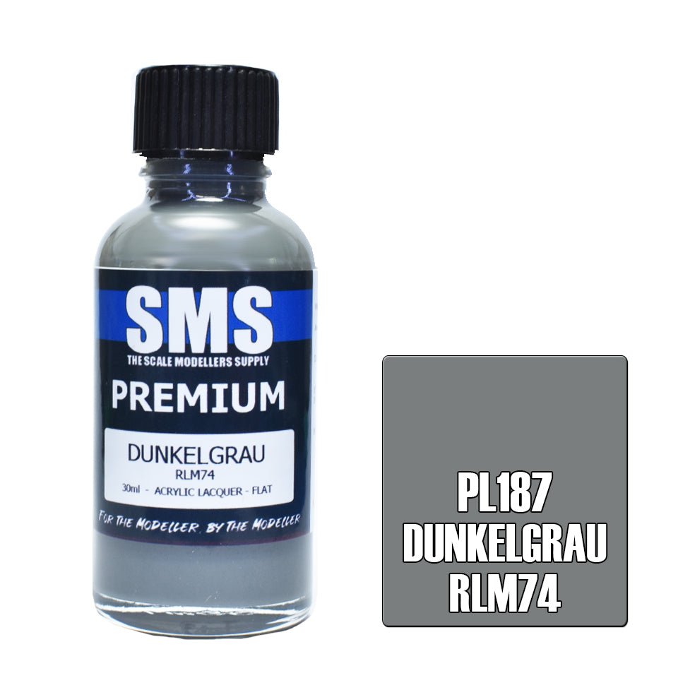 SMS - PL187 - Premium Dunkelgrau RLM74 30ml