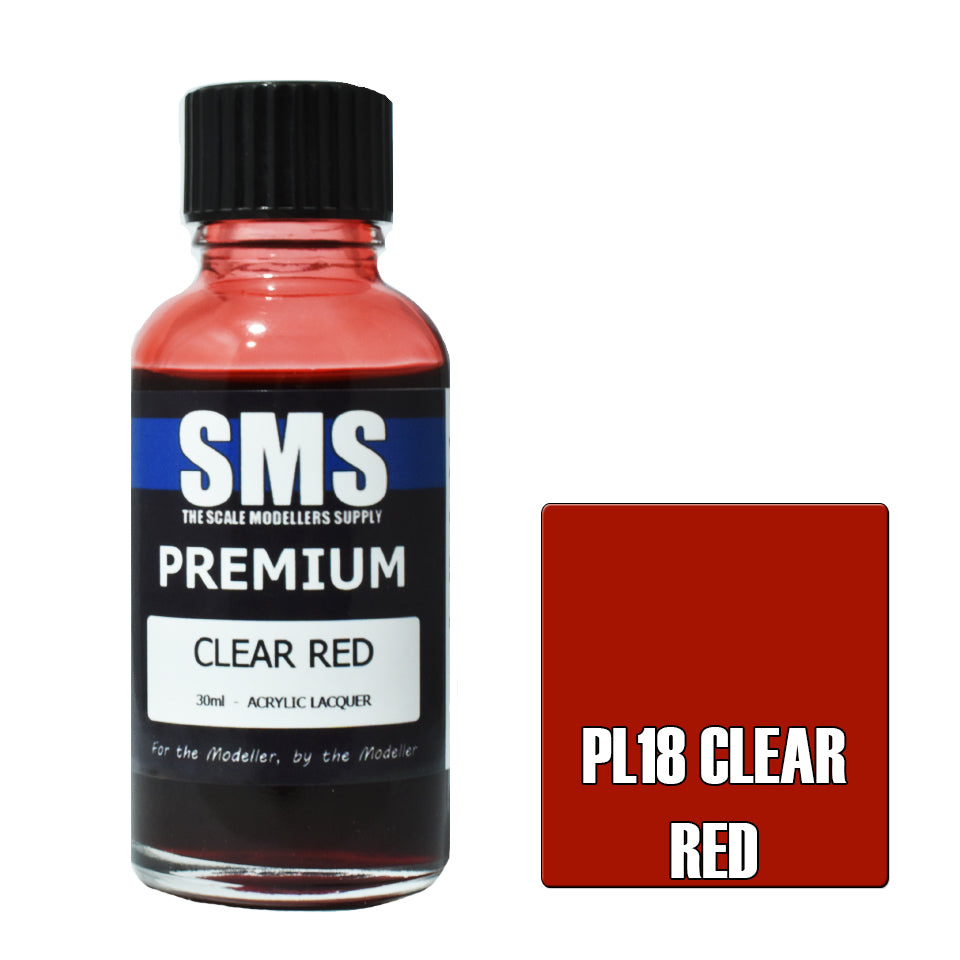 SMS - PL18 - Premium Clear Red 30ml