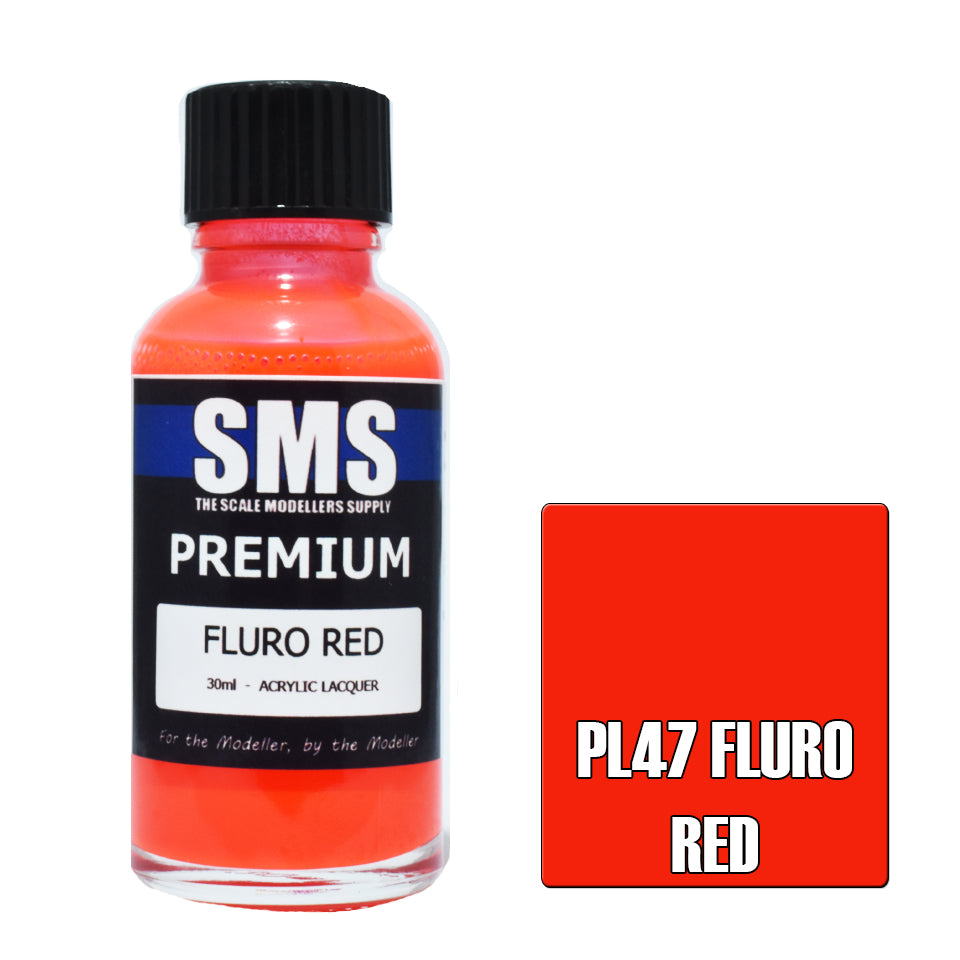 SMS - PL47 - Premium Fluro Red 30ml