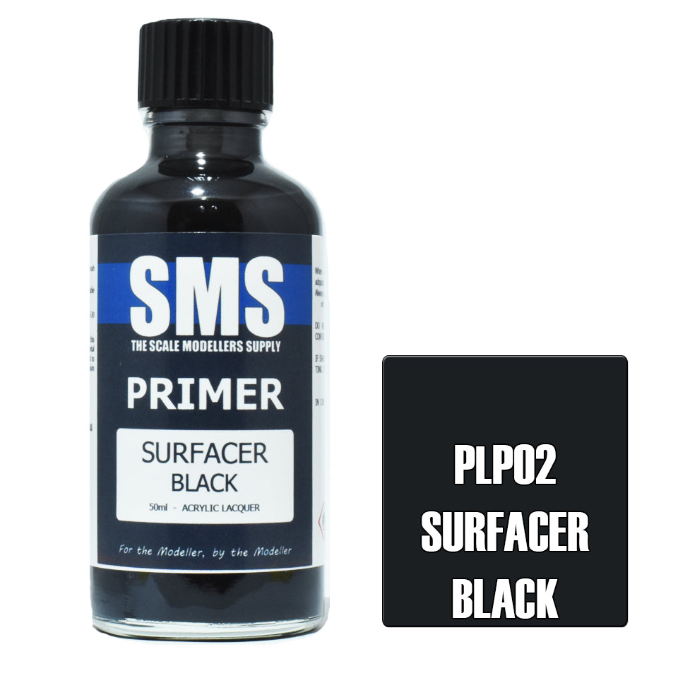 SMS - PLP02 - Primer Surfacer Black 50ml
