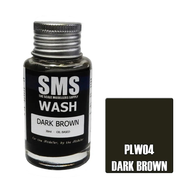 SMS - PLW04 - Wash DARK BROWN 30ml
