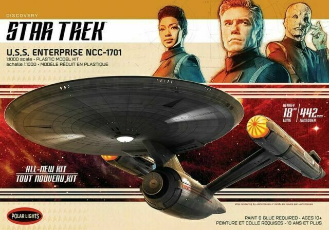 Polar Lights 1/1000 Star Trek Discovery U.S.S. Enterprise