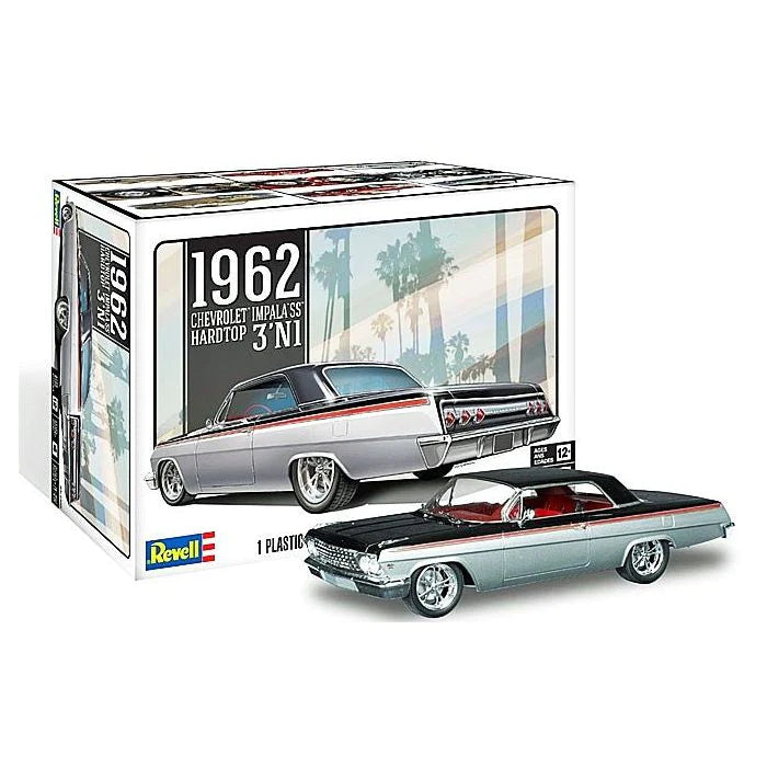 Revell 1/25 1962 Chevolet Impala SS Hardtop 3-in-1 - 14466