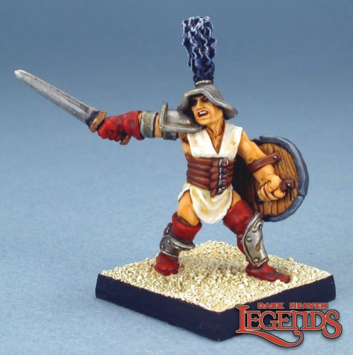 Reaper - Unpainted - 03057 - Dark Heaven Legends: Tulach, Male Gladiator (metal)