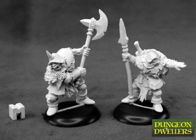 Reaper: Dungeon Dwellers: Orcs of the Ragged Wound Leaders (2)