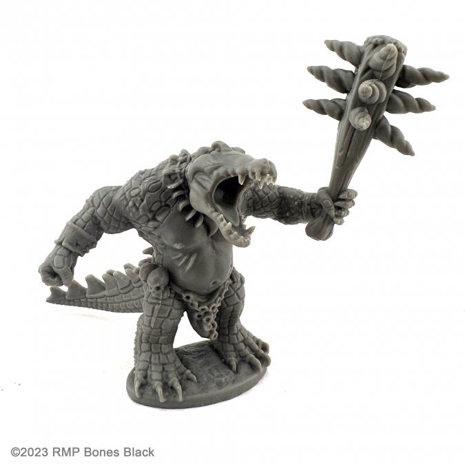 Reaper - 20929 - Bones Black: Gatorman with Large Club
