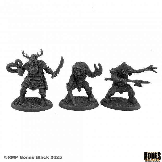 Reaper - 44220 - Bones Black: Mongrelmen (3)