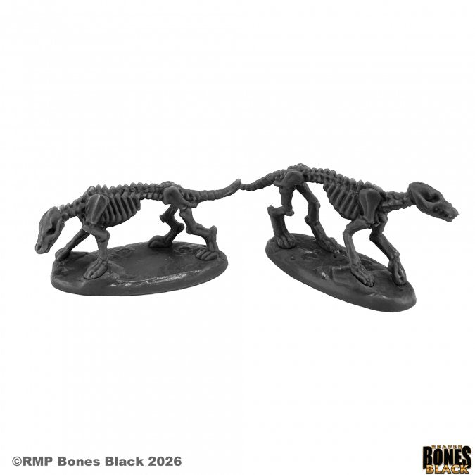 Reaper - 44315 - Bones Black: Skeletal Hounds (2)