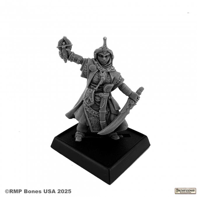 Reaper - 89111 - Pathfinder Bones USA: Kyra, Iconic Human Cleric (2e)
