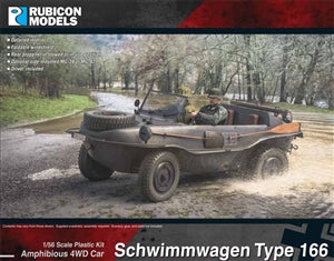 Rubicon Models - German - Schwimmwagen Type 166 Amphibious 4WD Car
