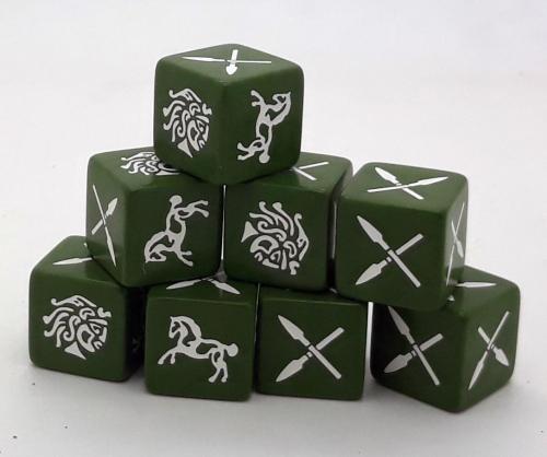 GBP: SAGA Age of Vikings - Barbarian Dice - Gauls / Iberians / Numidians (8) - SD16