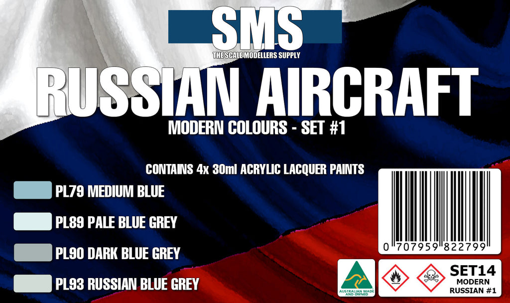 SMS - SET14 - Modern Russian Aircraft #1 Colour Set