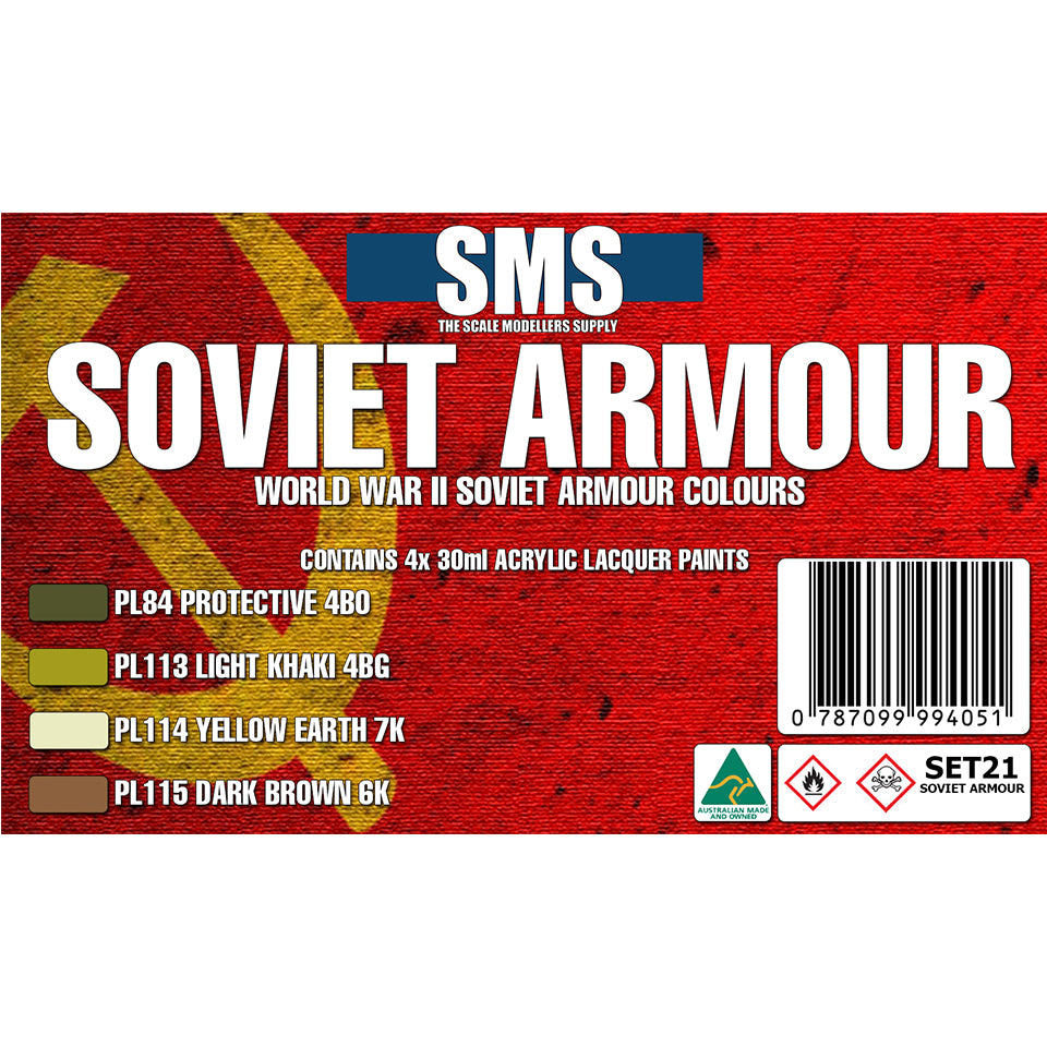 SMS - SET21 - Soviet WWII Armour Colour Set