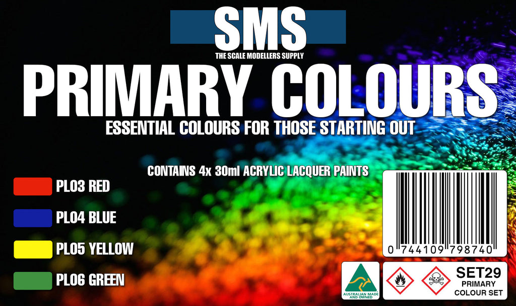 SMS - SET29 - Primary Colours Colour Set