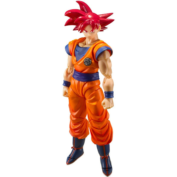 Bandai - Tamashii Nations - S.H.Figuarts Super Saiyan God Son Goku -Saiyan God Of Virute
